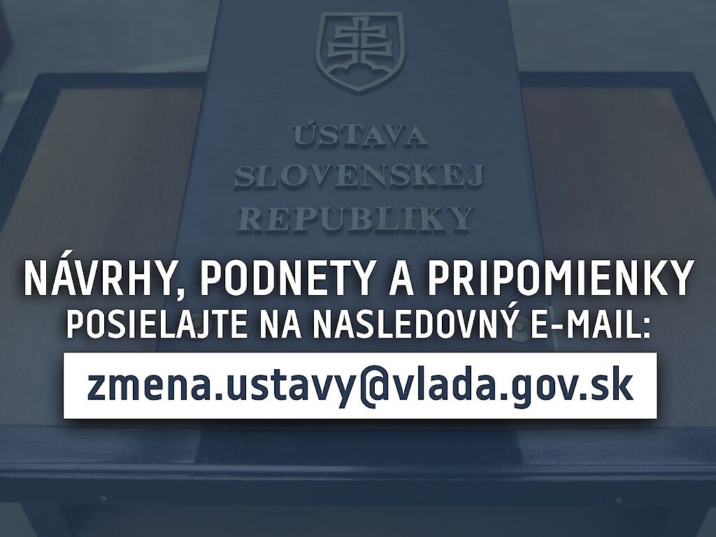 Fotogaléria k článku "NÁVRHY, PODNETY A PRIPOMIENKY K NÁVRHU ZMENY ÚSTAVY SLOVENSKEJ REPUBLIKY"