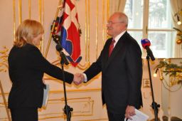 Predsednka vldy SR Iveta Radiov sa stretla s prezidentom SR Ivanom Gaparoviom 