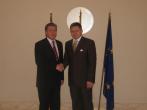Stretnutie s predsedom Poslaneckej snemovne Parlamentu R Miloslavom Vlkom