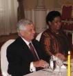 Pracovn veera s viceprezidentkou Juhoafrickej republiky Phumzile Mlambo-Ngcuka