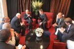 Stretnutie predsedu vldy SR s prezidentom Izraela . Perezom