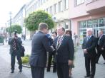 Prijatie predsedu vldy SR R.Fica primtorom mesta Prievidza 