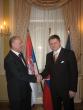 Prijatie mimoriadneho a splnomocnenho vevyslanca Srbskej republiky v SR Danka Prokia
