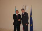 Stretnutie predsedu vldy SR R.Fica s prezidentom Kazachstanu Nursultanom Nazarbajevom 