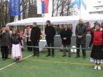 Slvnostn otvorenie viacelovho ihriska v obci Moovce (okres Turianske Teplice) 