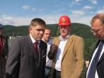 Predseda vldy SR Robert Fico na kontrolnom dni vstavby seku dianice D3 Hriovsk Podhradie  ilina-Strov