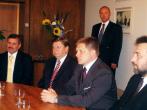 Prchod predsedu vldy SR Roberta Fica a stretnutie s predstavitemi mesta