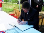 as predsedu vldy SR Roberta Fica na prezentcii zmeru vstavby Priemyselnho parku Sobrance  obec Bunkovce 