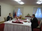 Stretnutie predsedu vldy SR R. Fica s primtorom hlavnho mesta SR Bratislavy Andrejom urkovskm