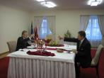 Stretnutie predsedu vldy SR R. Fica s primtorom hlavnho mesta SR Bratislavy Andrejom urkovskm