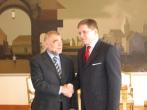 Stretnutie predsedu vldy SR R. Fica s chorvtskym prezidentom Stjepanom Mesiom, 16.1.2007