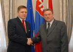 Stretnutie predsedu vldy SR R. Fica s predsedom chorvtskeho parlamentu Vladimirom eksom, 16.1.2007
