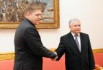Predseda vldy SR R. Fico s predsedom vldy Poskej republiky J. Kaczyskim 