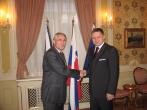 Rozlkov prijatie vevyslanca eskej republiky na Slovensku Vladimra Galuku 